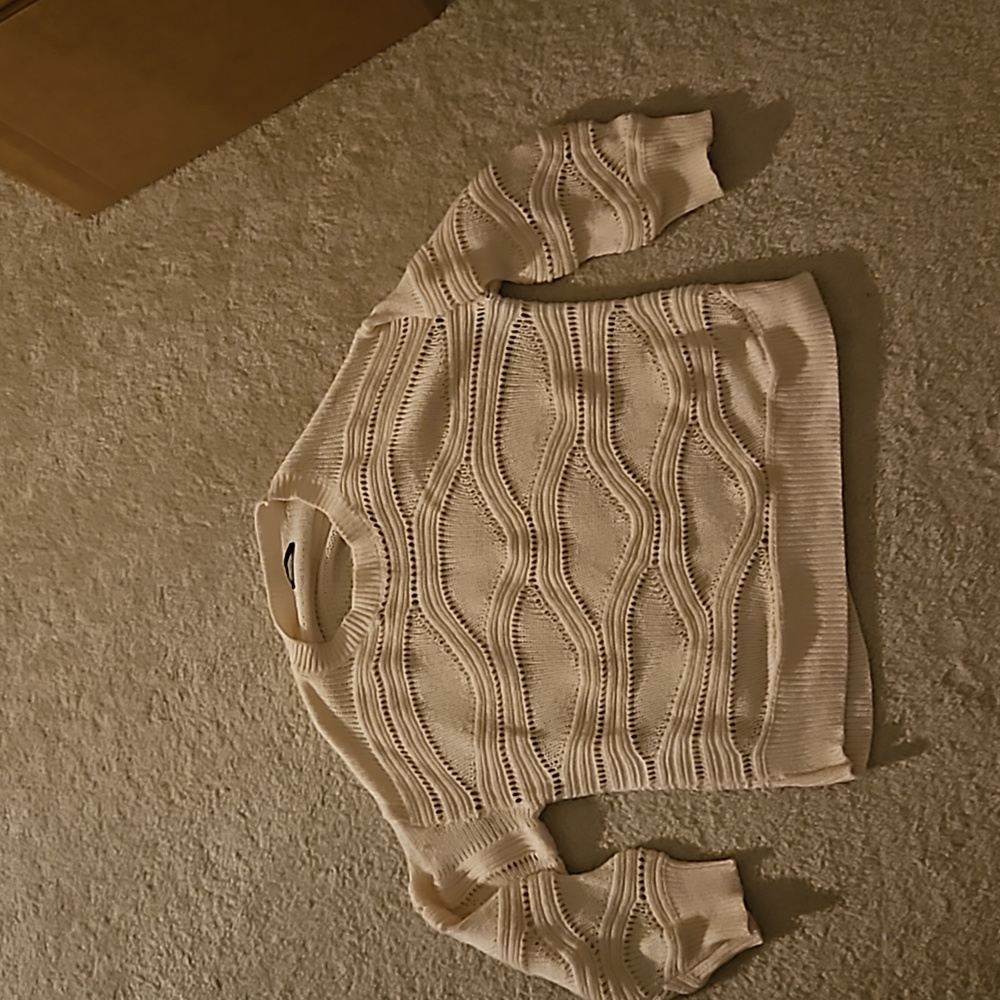 Cream sweater